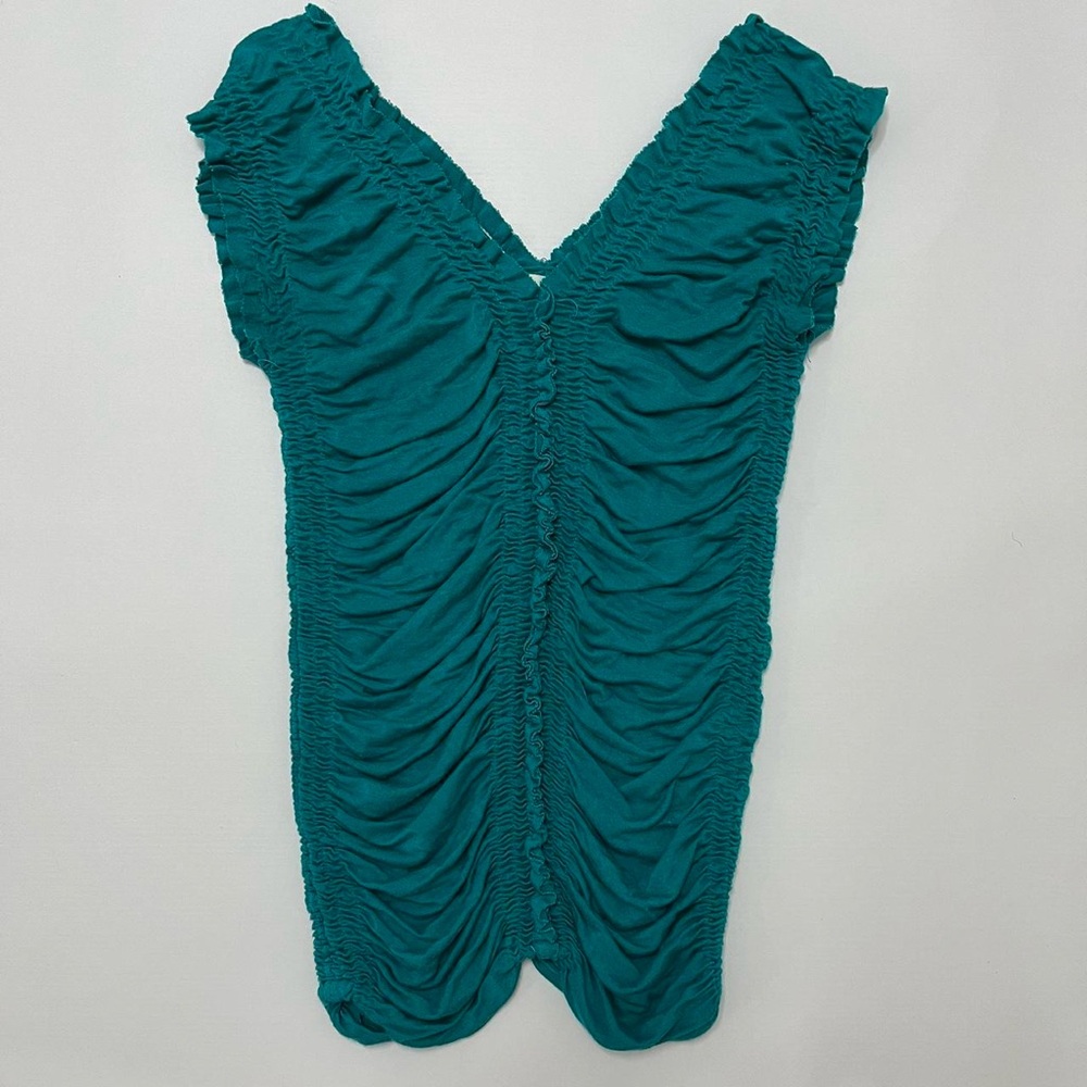 Ruched V-Neck Top